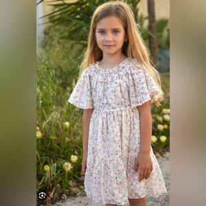 Nueces Pink Printed Fantasy Ribadesella Dress